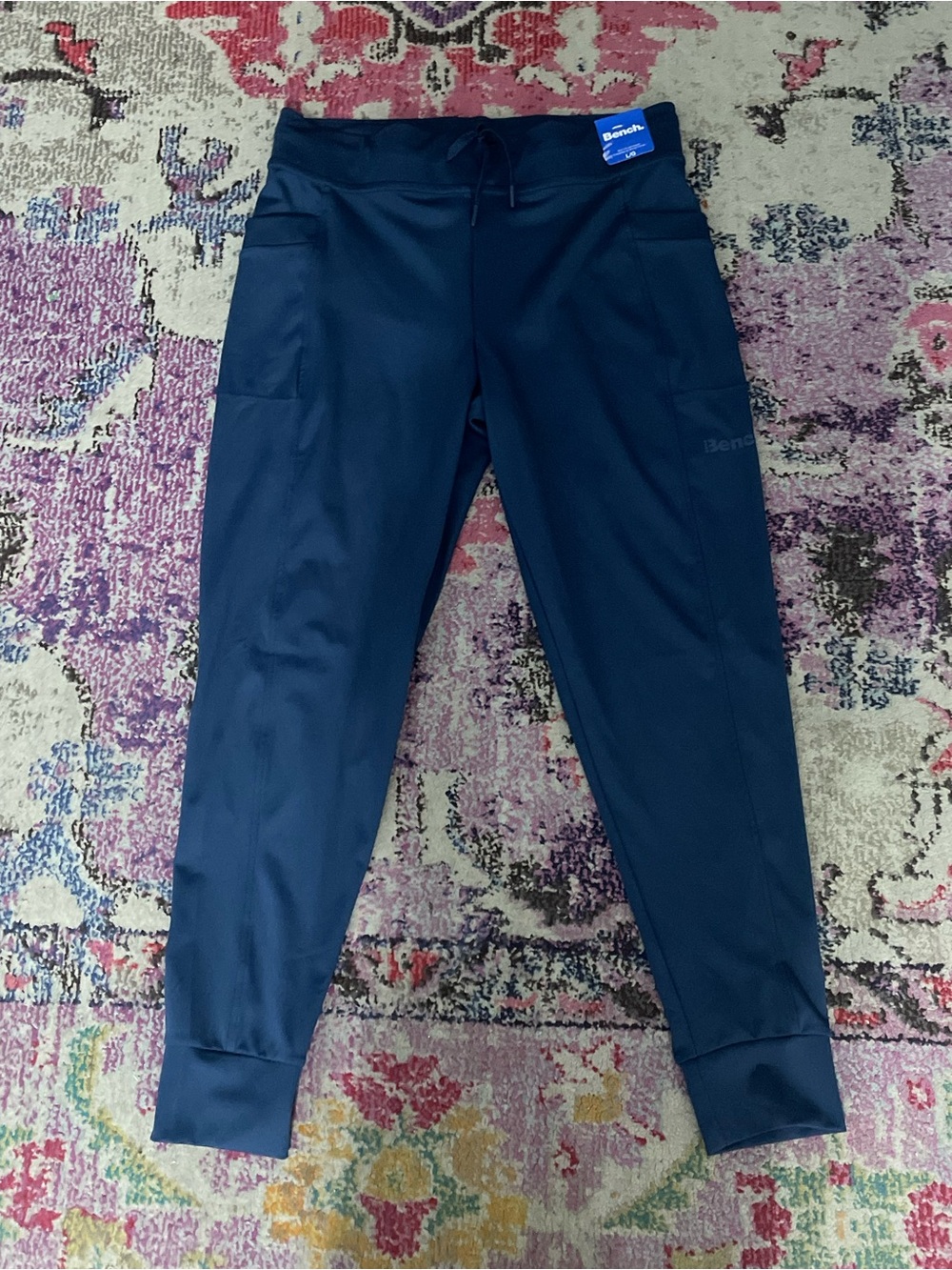 Bench. Navy Performance Joggers LG